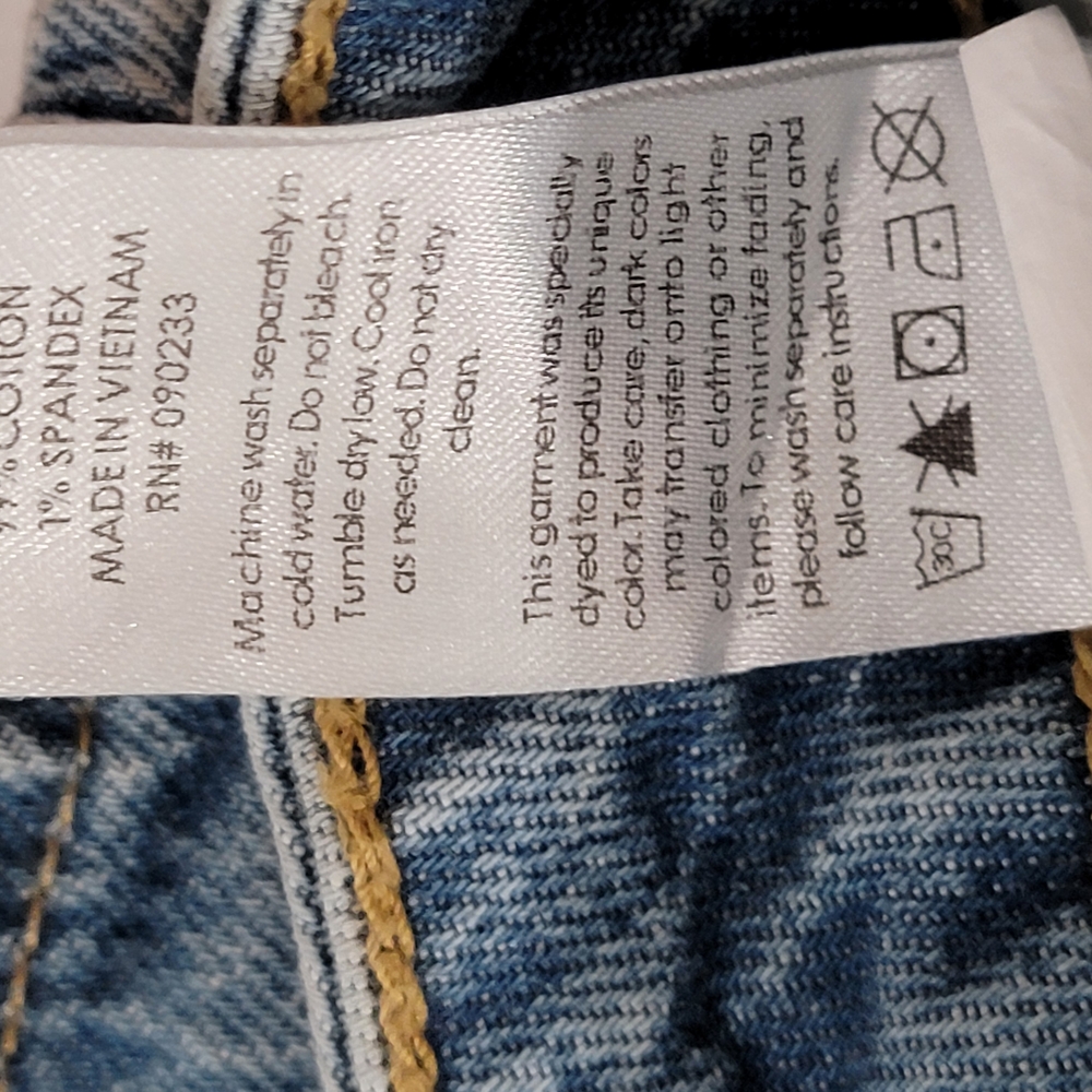 Pacific Sunwear Light Blue Denim Mini Skirt - Picture 6 of 6